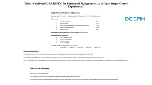 Figure from article: Combined CRS-HIPEC for...